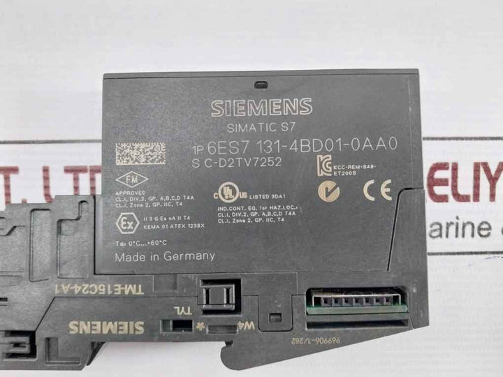 Siemens Simatic S7 6Es7 131-4Bd01-0Aa0 Digital Input Electronic Module Assy 4Di