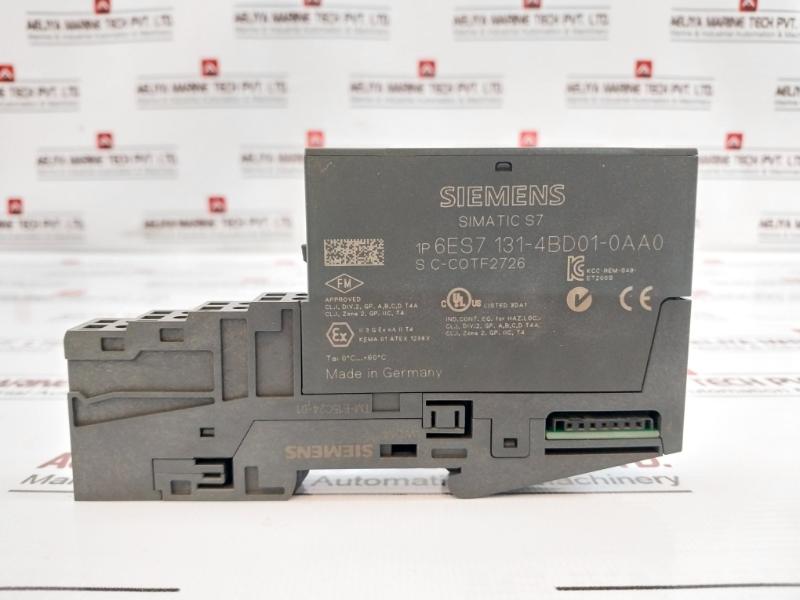 Siemens Simatic S7 6Es7 131-4Bd01-0Aa0 Digital Input Module Tm-e15C24-01 Dc24V