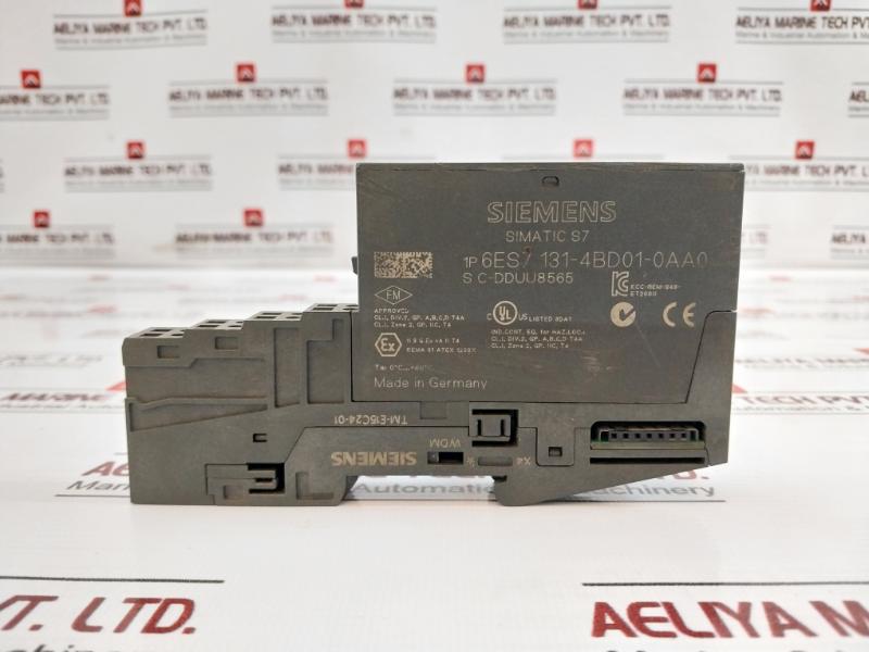 Siemens Simatic S7 6Es7 131-4Bd01-0Aa0 Digital Input Module Tm-e15C24-01 Dc24V