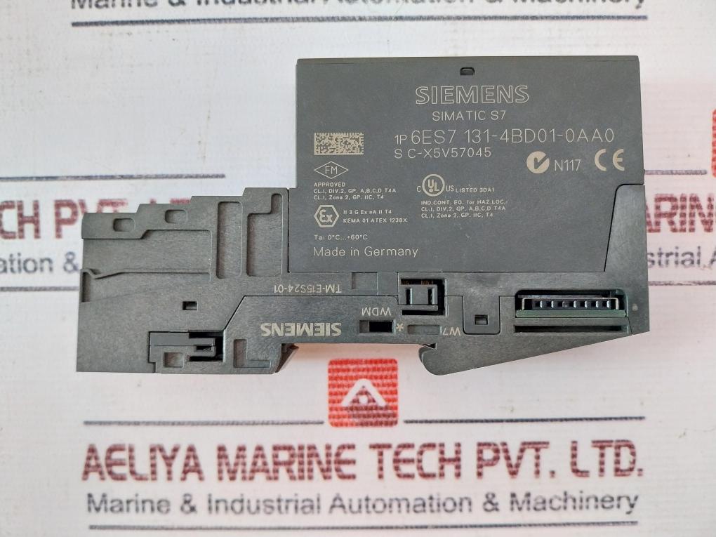 Siemens Simatic S7 6Es7 131-4Bd01-0Aa0 Electronic Module Dc24V