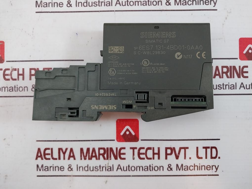 Siemens Simatic S7 6Es7 131-4Bd01-0Aa0 Electronic Module Dc24V Tm-e15S24-01