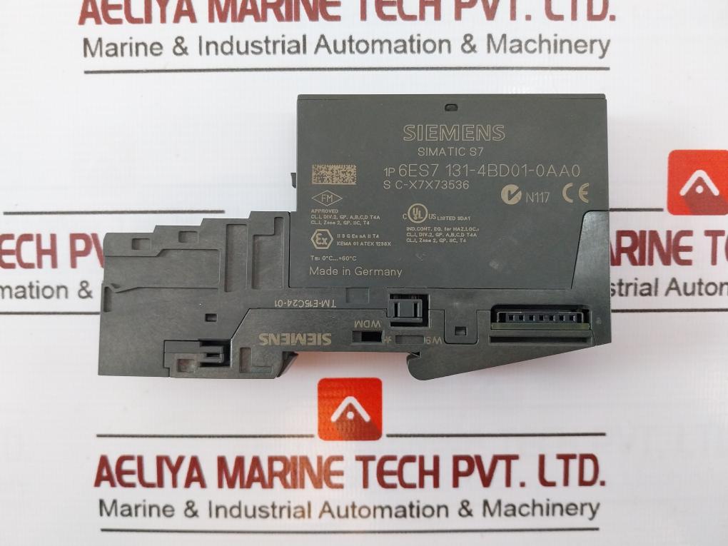 Siemens Simatic S7 6Es7 131-4Bd01-0Aa0 Interface Module 4Di 24V Dc