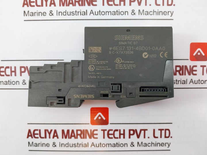 Siemens Simatic S7 6Es7 131-4Bd01-0Aa0 Interface Module 4Di 24V Dc