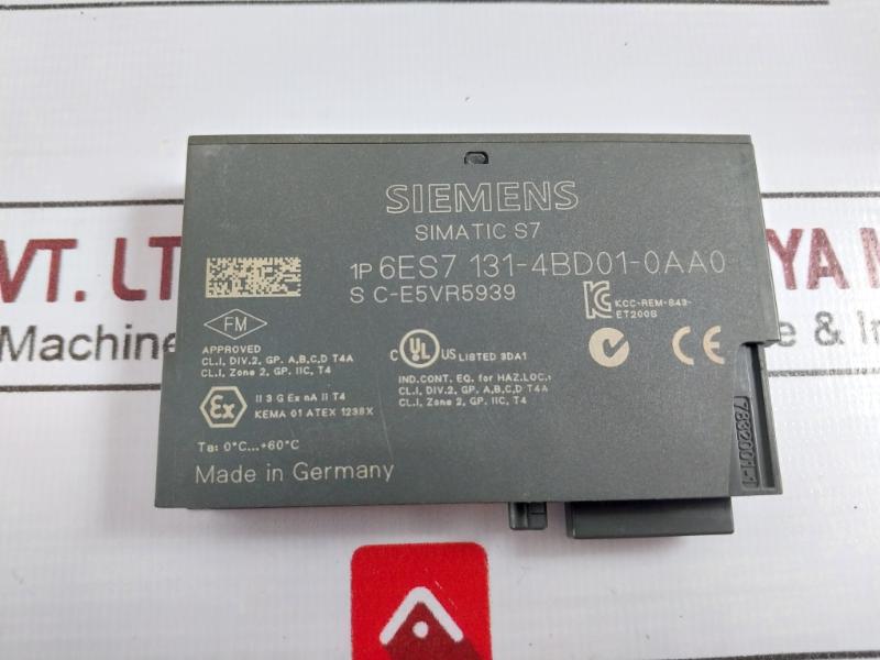 Siemens Simatic S7 6Es7 131-4Bd01-0Aa0X Input Module Dc24V Kcc-rem-s49-et200S