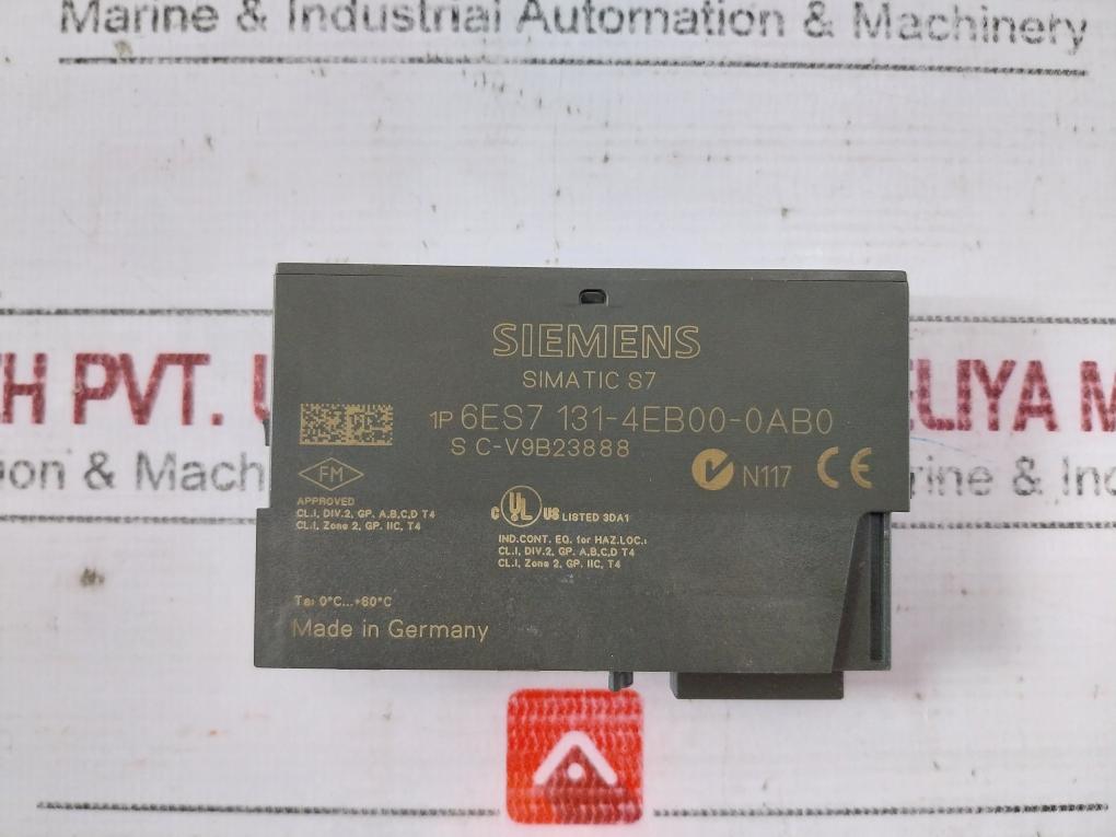 Siemens Simatic S7 6Es7 131-4Eb00-0Ab0 Digital Input Module Ac120V Tm-e15C23-01