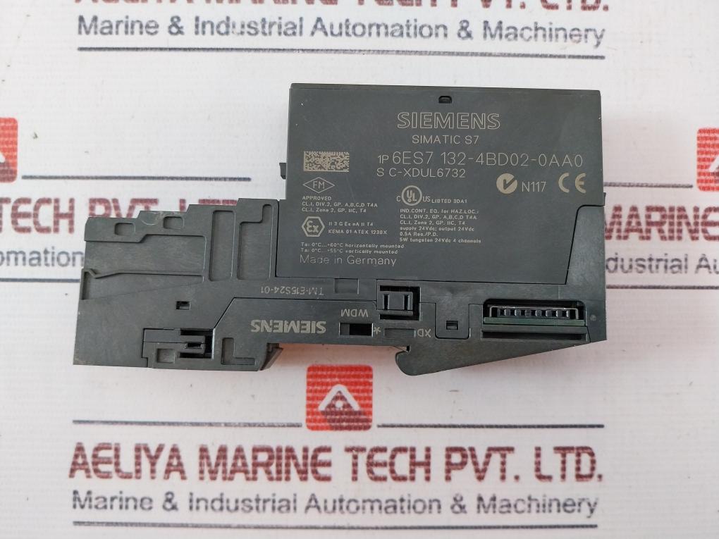 Siemens Simatic S7 6Es7 132-4Bd02-0Aa0 Electronic Module 4 Do Dc24V/0.5A