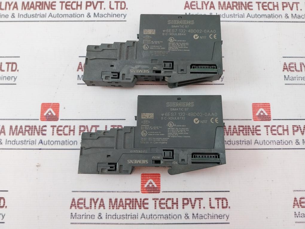 Siemens Simatic S7 6Es7 132-4Bd02-0Aa0 Electronic Module 4 Do Dc24V/0.5A