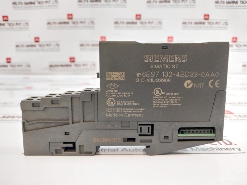 Siemens Simatic S7 6Es7 132-4Bd32-0Aa0 Digital Input Module Dc24V/2A