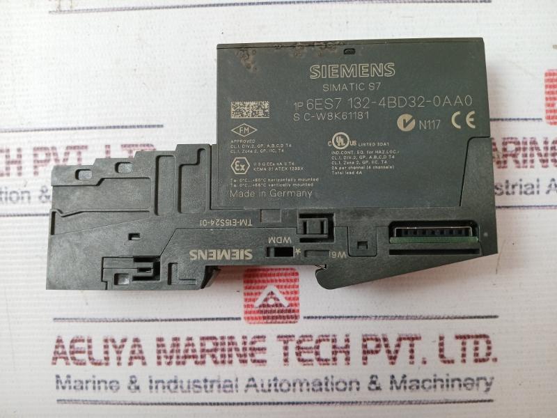 Siemens Simatic S7 6Es7 132-4Bd32-0Aa0 Digital Input Module Dc24V/2A