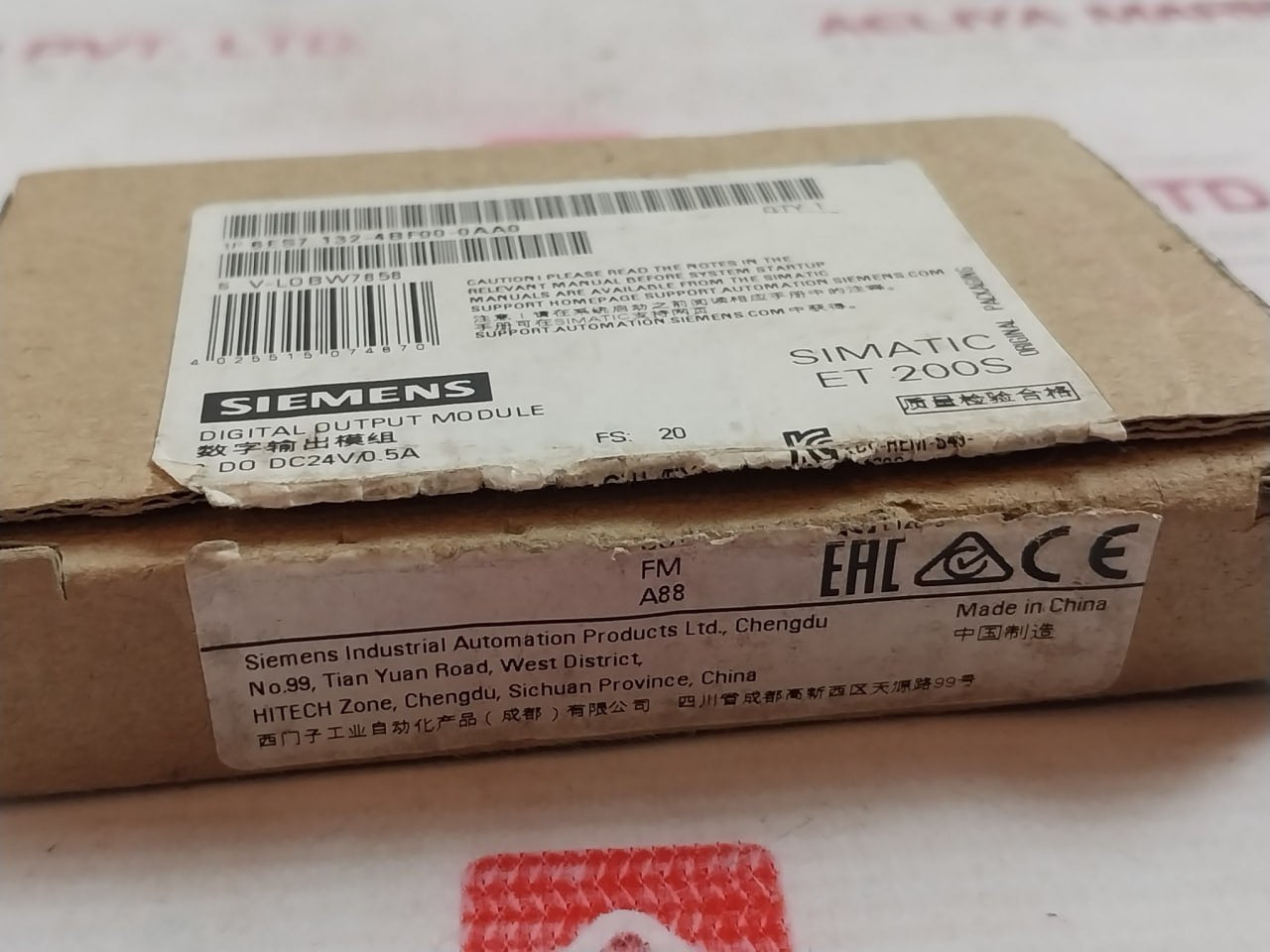 Siemens Simatic S7 6Es7 132-4Bf00-0Aa0 Electronic Module For Et 200S 8 Do Dc24V