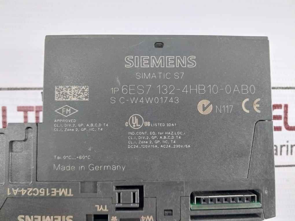 Siemens Simatic S7 6Es7 132-4Hb10-0Ab0 Digital Output Module Dc120V/5A