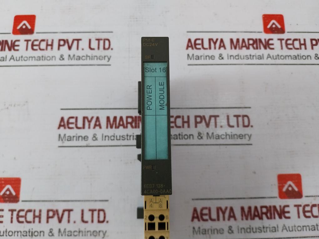 Siemens Simatic S7 6Es7 138-4Ca00-0Aa0 Dp Power Module Dc24V 0°To+80°C Slot 16