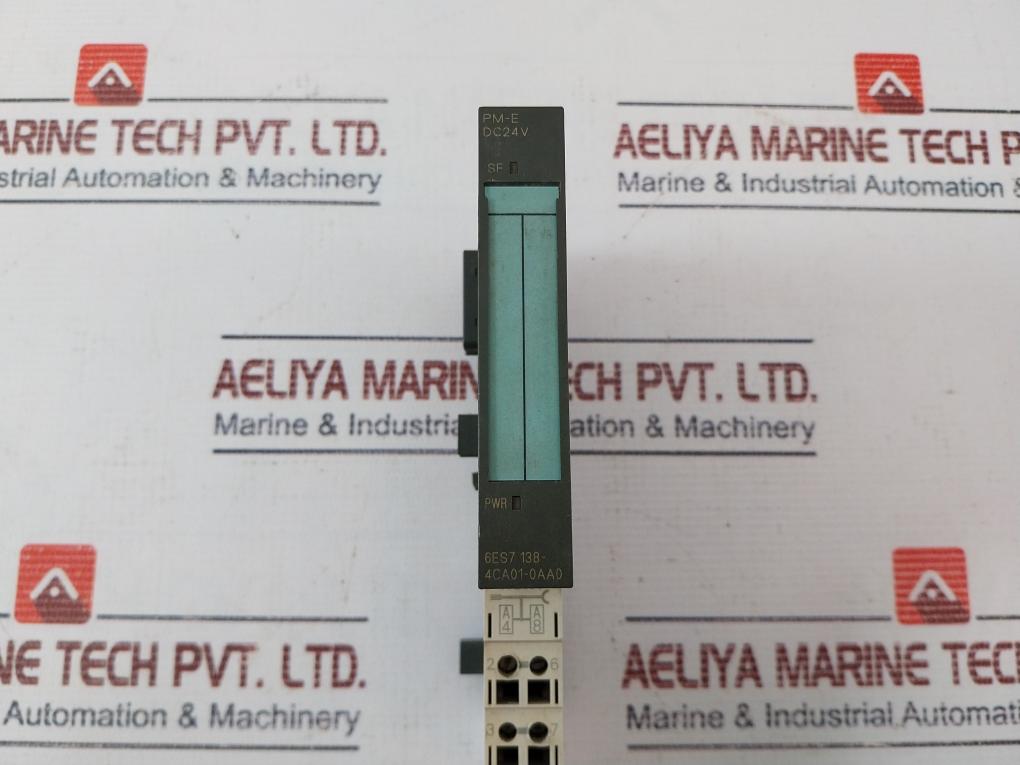 Siemens Simatic S7 6Es7 138-4Ca01-0Aa0 I/O Power Module Dc24V 0C-60C Tm-p15S23-a1