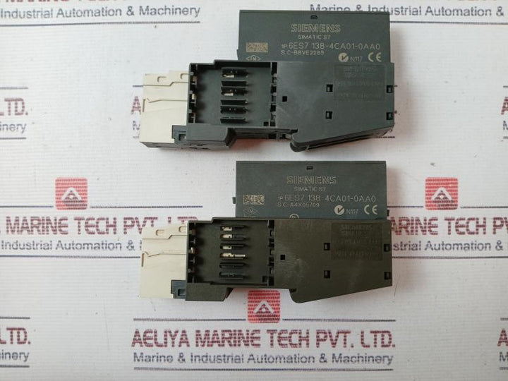 Siemens Simatic S7 6Es7 138-4Ca01-0Aa0 Plc Input Output Module Dc24V