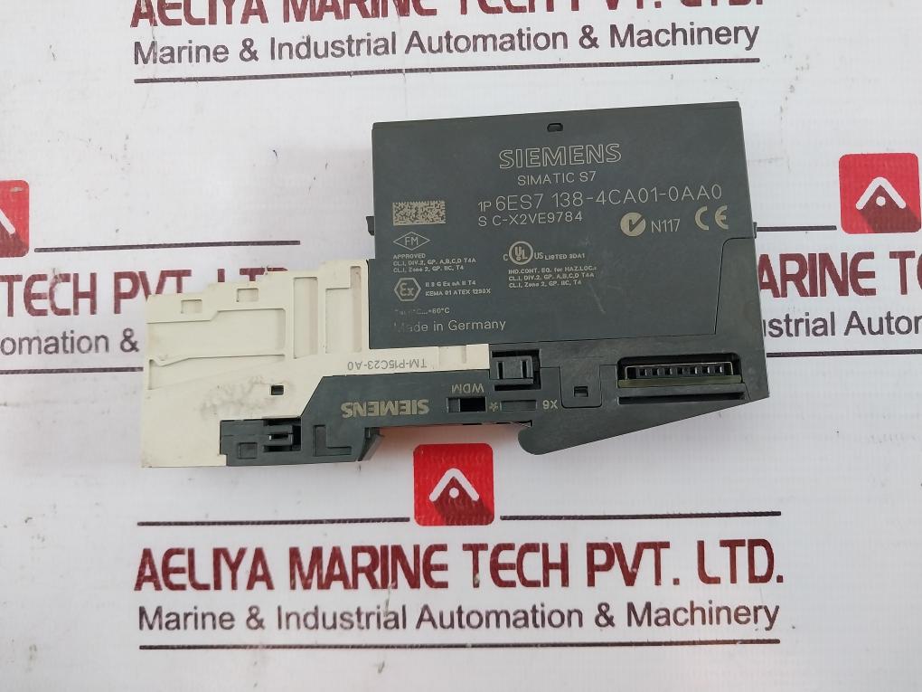 Siemens Simatic S7 6Es7 138-4Ca01-0Aa0 Pm-e Power Module Dc24V Tm-p15C23-a0