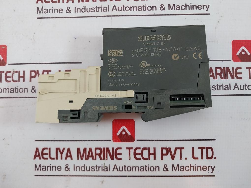 Siemens Simatic S7 6Es7 138-4Ca01-0Aa0 Pm-e Power Module Dc 24V Tm-p15S23-a1