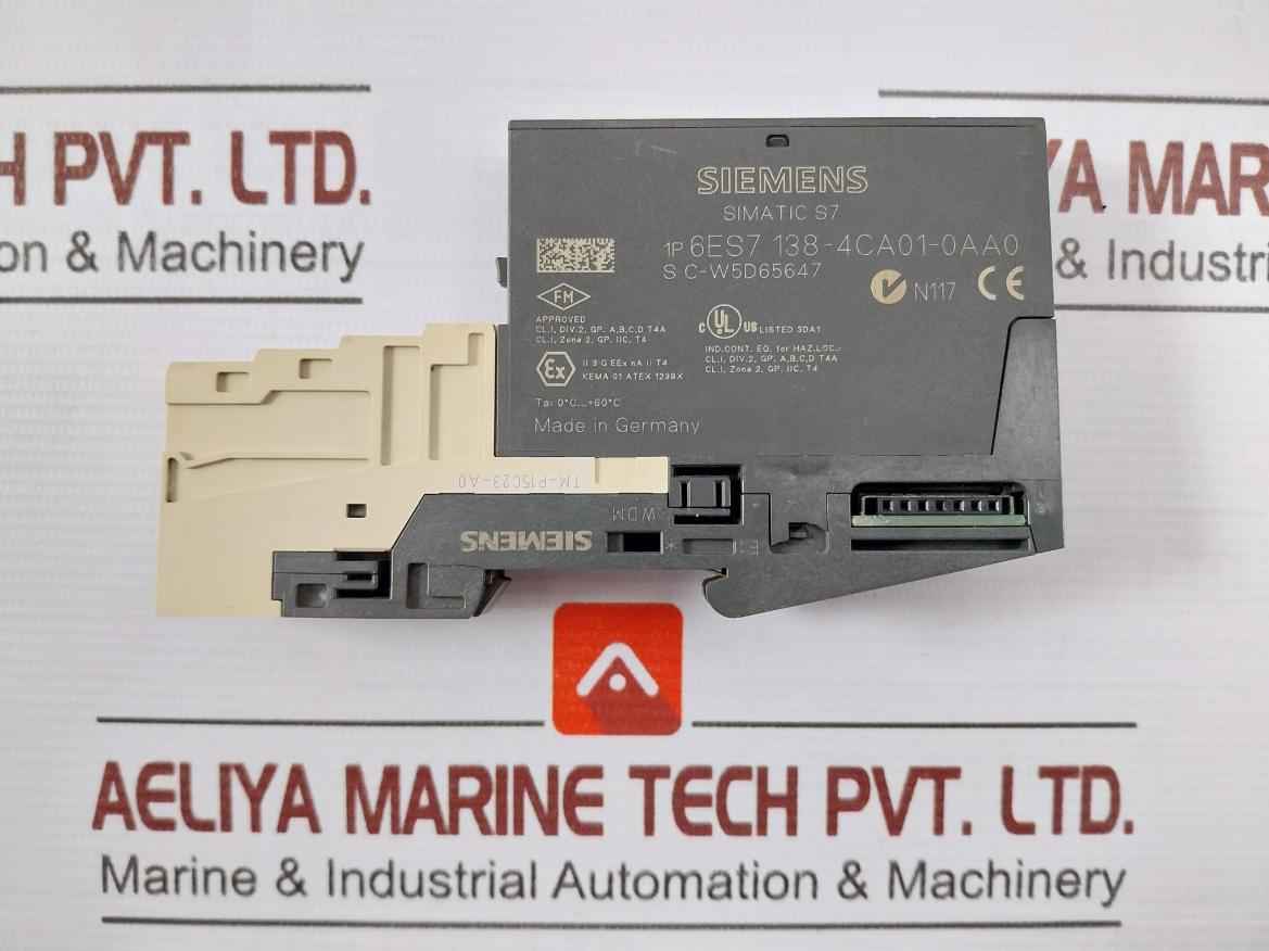 Siemens Simatic S7 6Es7 138-4Ca01-0Aa0 Power Module Dc24V Pm-e Tm-p15C23-a0