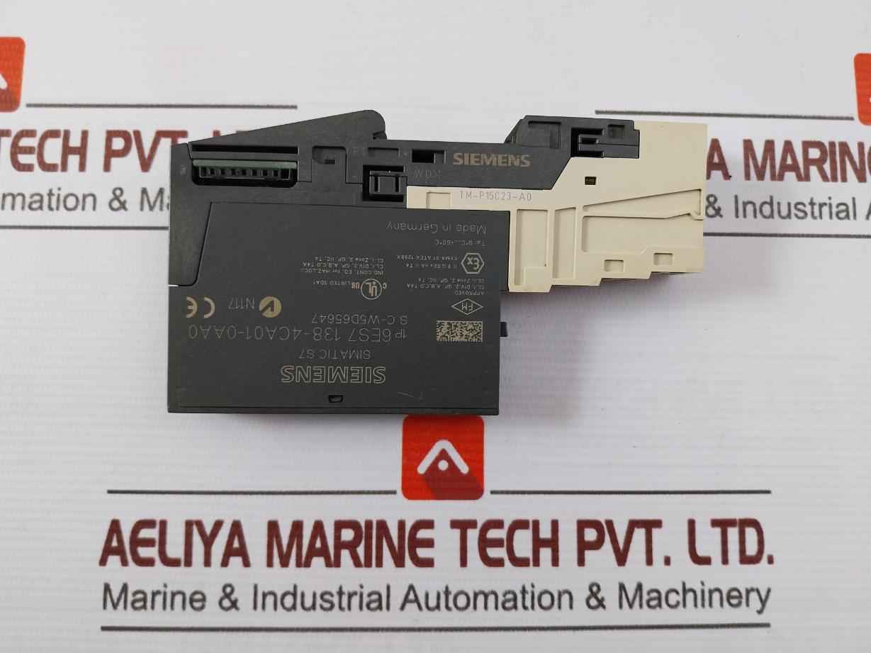 Siemens Simatic S7 6Es7 138-4Ca01-0Aa0 Power Module Dc24V Pm-e Tm-p15C23-a0