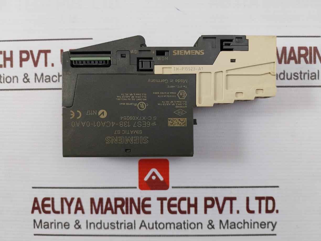 Siemens Simatic S7 6Es7 138-4Ca01-0Aa0 Power Module Dc24V Tm-p15S23-a1