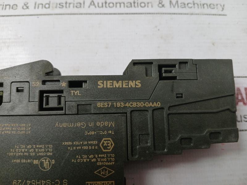 Siemens Simatic S7 6Es7 138-4Da03-0Ab0 Electronic Module 6Es7 193-4Cb30-0Aa0