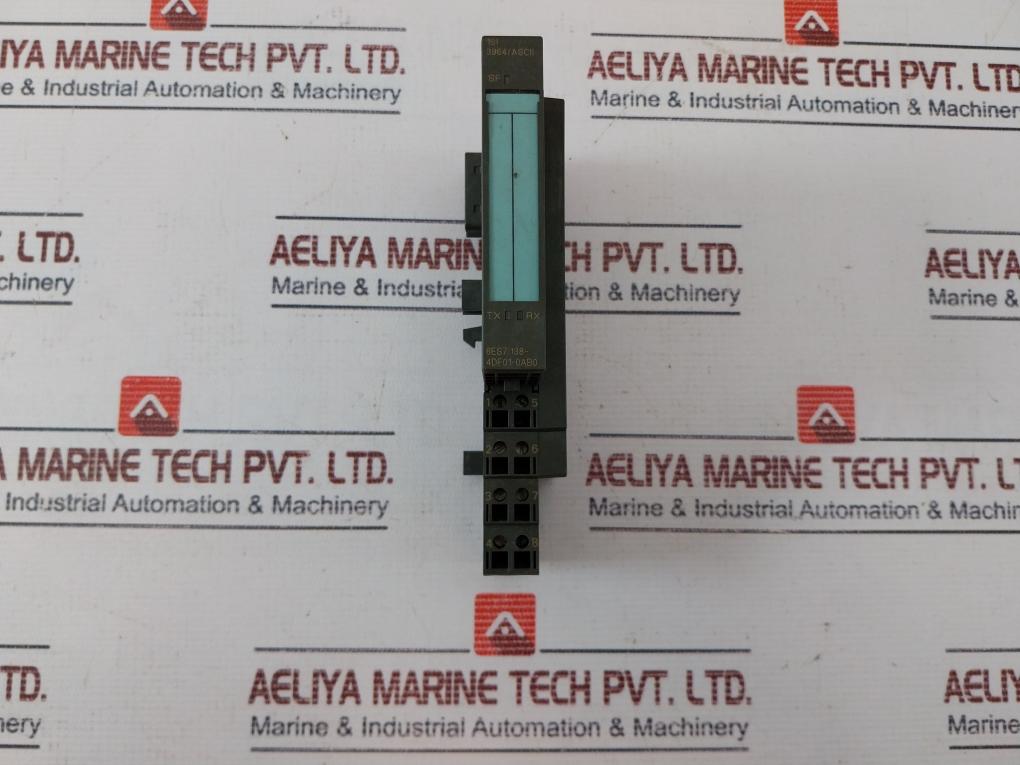 Siemens Simatic S7 6Es7 138-4Df01-0Ab0 Electronic Module 3964/Ascii S C-w9U57403