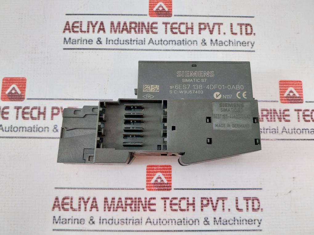Siemens Simatic S7 6Es7 138-4Df01-0Ab0 Electronic Module 3964/Ascii S C-w9U57403