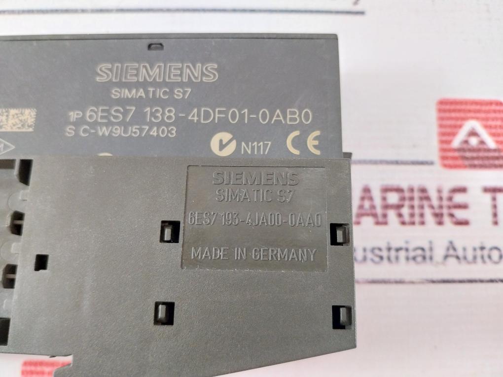 Siemens Simatic S7 6Es7 138-4Df01-0Ab0 Electronic Module 3964/Ascii S C-w9U57403