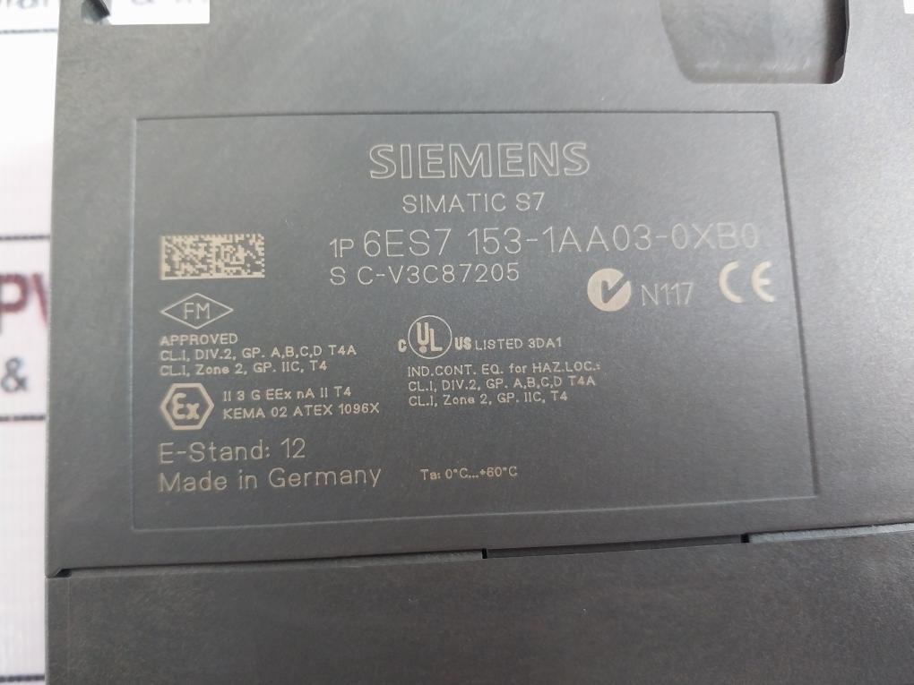 Siemens Simatic S7 6Es7 153-1Aa03-0Xb0 Connection Module