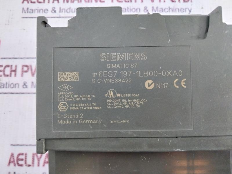 Siemens Simatic S7 6Es7 197-1Lb00-0Xa0 Series Coupler Module
