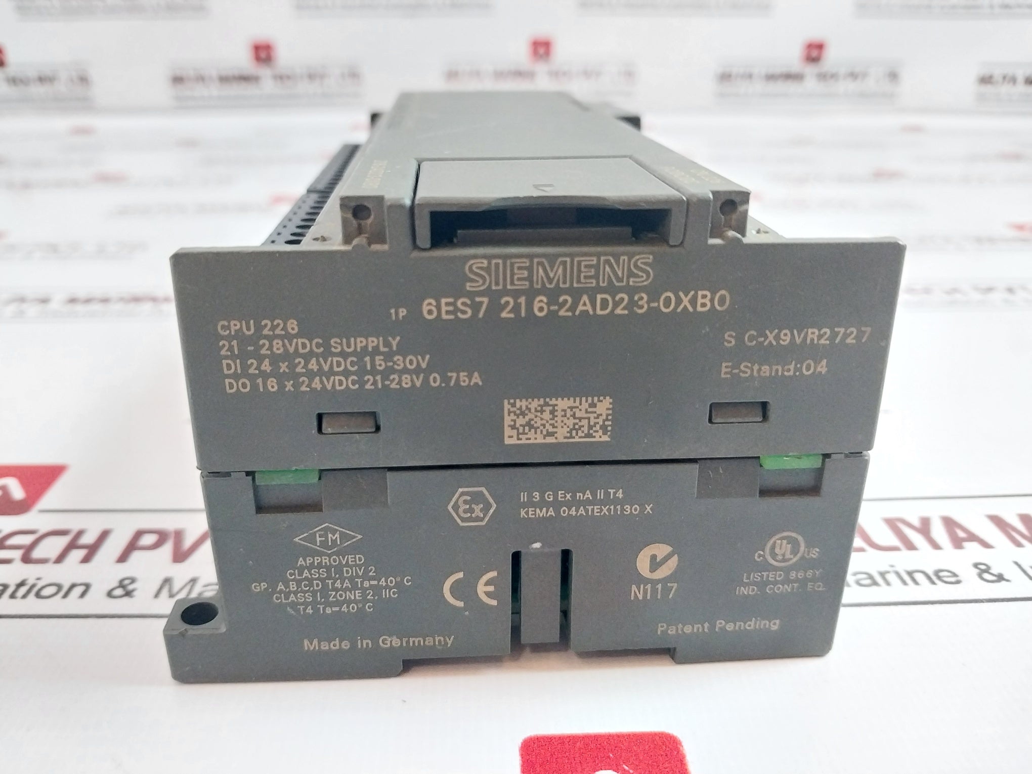 Siemens Simatic S7 6Es7 216-2Ad23-0Xb0 -200 Cpu 226 Compact Unit, Dc Power Supply