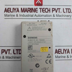 Siemens Simatic S7 6Es7 272-0Aa30-0Ya1 Text Display Panel Td 200 (Not Working)