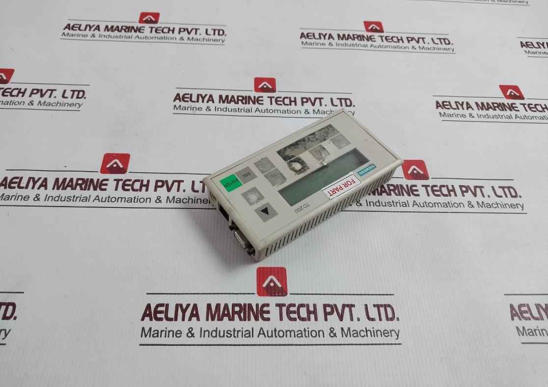 Siemens Simatic S7 6Es7 272-0Aa30-0Ya1 Text Display Panel Td 200 (Not Working)