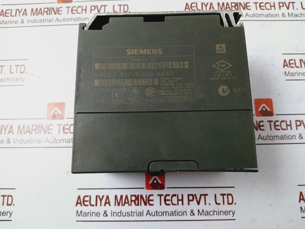 Siemens Simatic S7-300 6Es7 307-1Ea00-0Aa0 Regulated I/O Power Supply