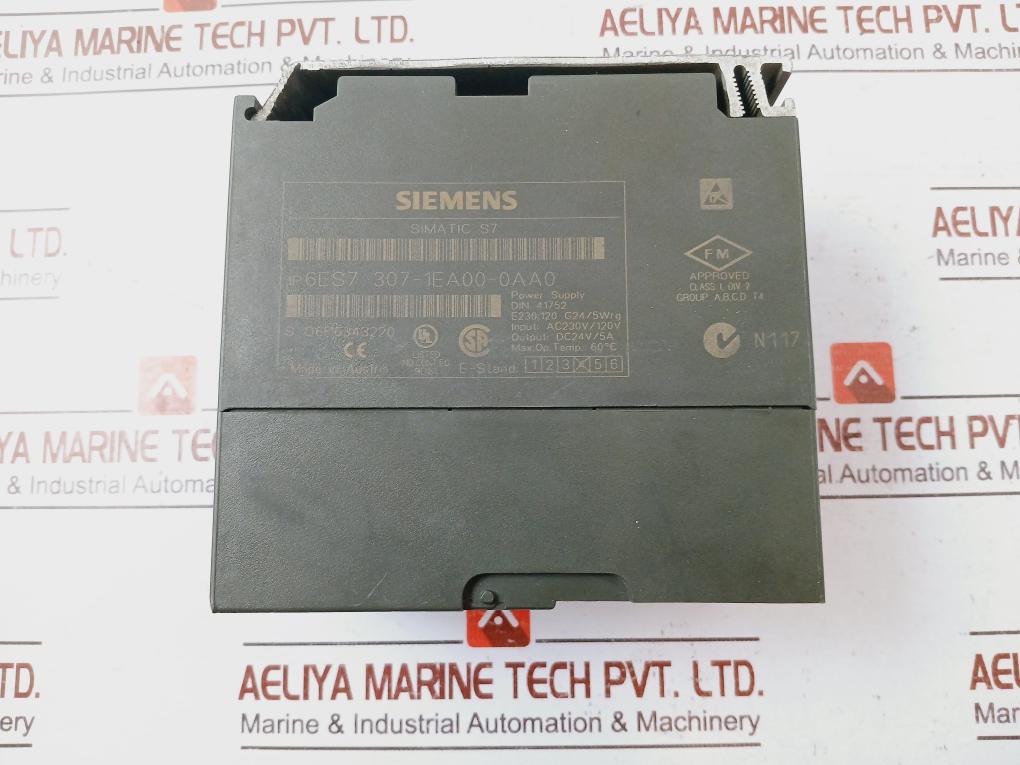 Siemens Simatic S7-300 6Es7 307-1Ea00-0Aa0 Regulated Power Supply