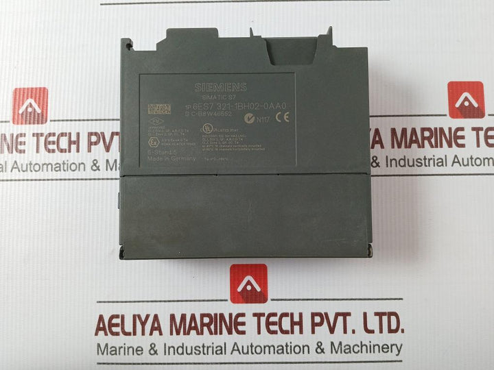 Siemens 6Es7 321-1Bh02-0Aa0 Digital Input Module Simatic S7 Di 16Xdc24V