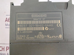 Siemens Simatic S7 6Es7 321-1Bh02-0Aa0 Digital Input Module Sm321