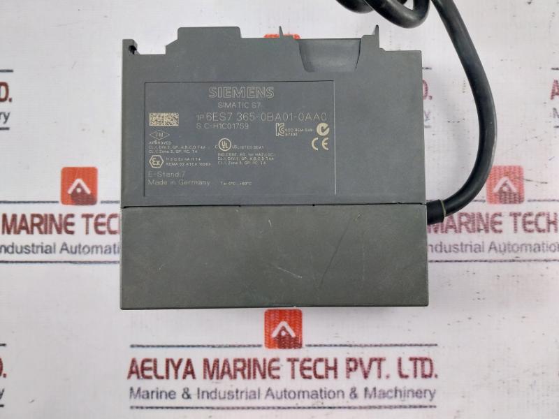Siemens Simatic S7 6Es7 365-0Ba01-0Aa0 Series Interface Module S C-h1C01759