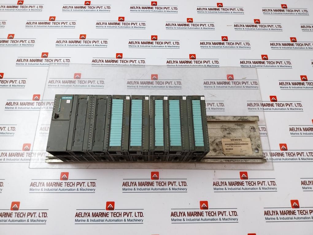 Siemens Simatic S7 6Es7 390-1Af30-0Aa0 Mounting Rail With Modules