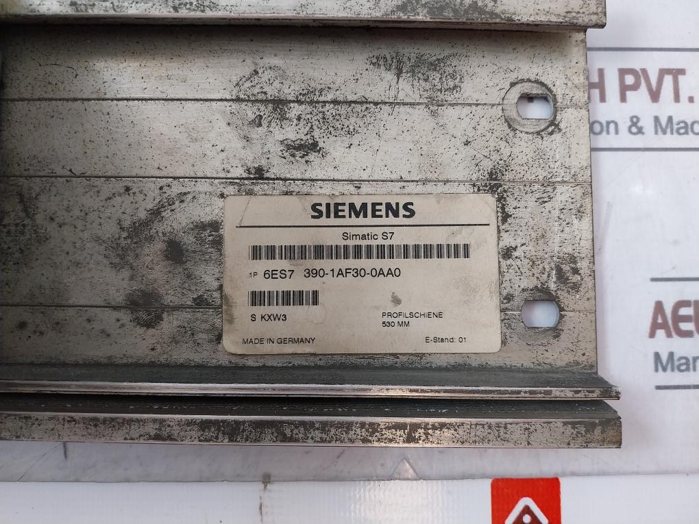 Siemens Simatic S7 6Es7 390-1Af30-0Aa0 Mounting Rail With Modules