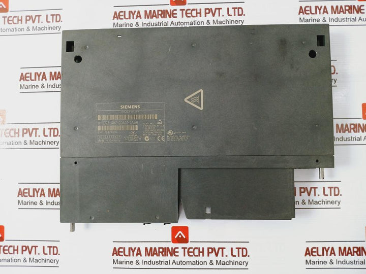 Siemens Simatic S7 6Es7 407-0Da01-0Aa0 400 Power Supply Module Ps 407