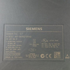 Siemens Simatic S7-400 6Es7 407-0Kr02-0Aa0 Power Supply Module V6.0.2 5-15Vdc
