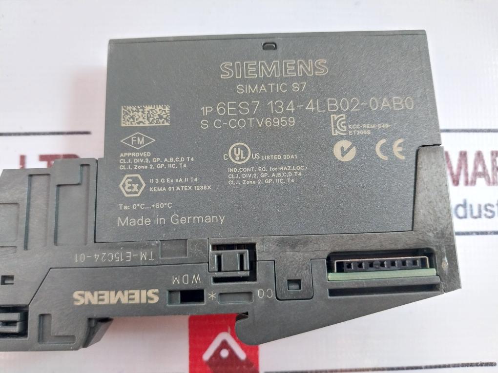 Siemens Simatic S7 6es7 134-4lb02-0ab0 Electronics Module