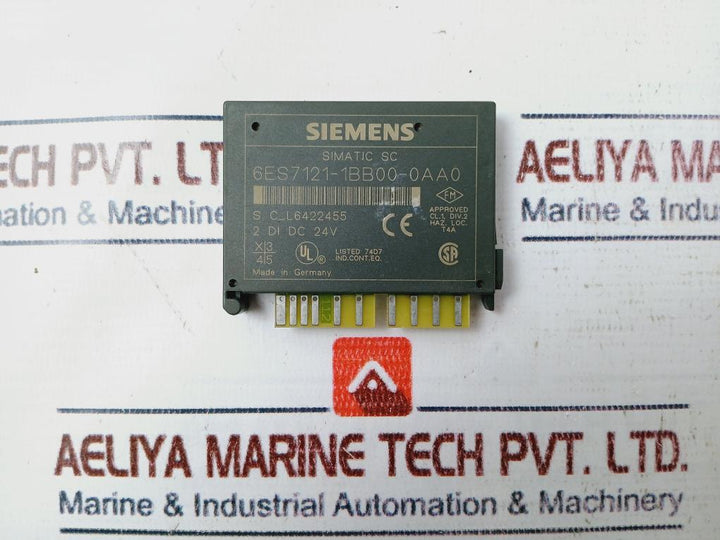 Siemens Simatic Sc 6Es7121-1Bb00-0Aa0 Digital Input Module S C-l6422455