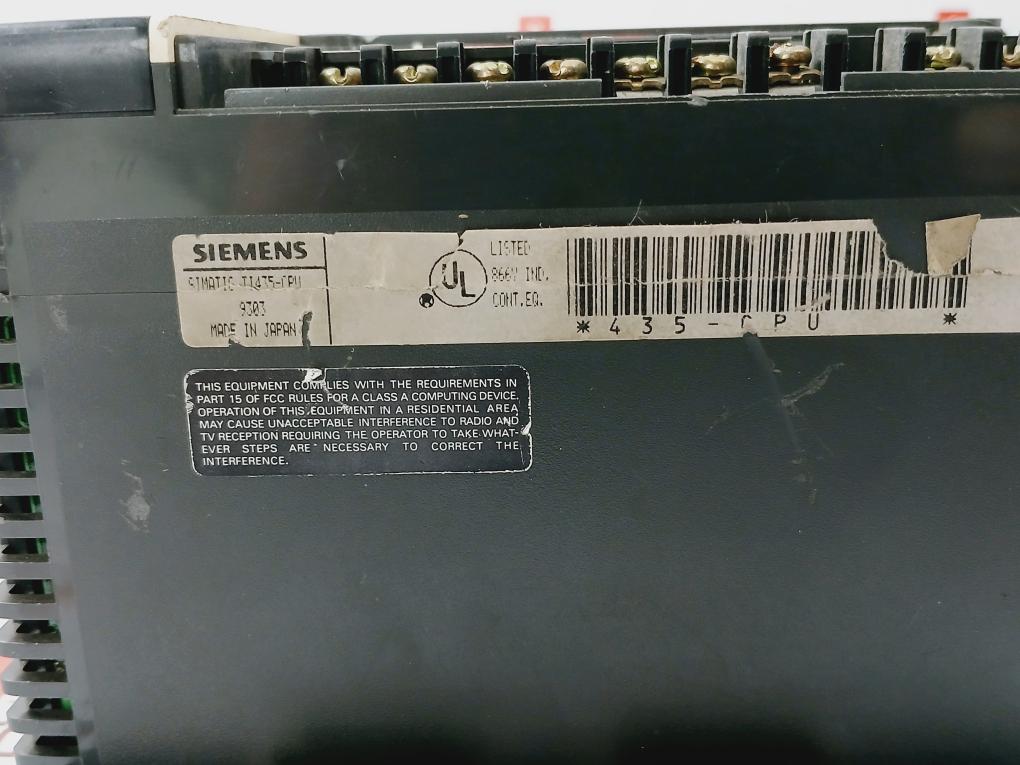 Siemens SIMATIC TI435,U-01NI,U-05NH,U-55N,U-15T,U-55T,U-01DA PLC Module Rack