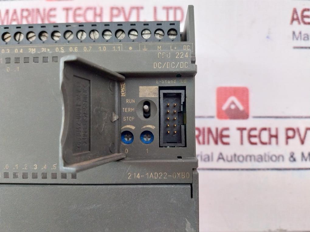 Siemens Simatic 6es7 214-1ad22-0xb0 Compact Unit S7-200 Dc Power Supply 0.75a