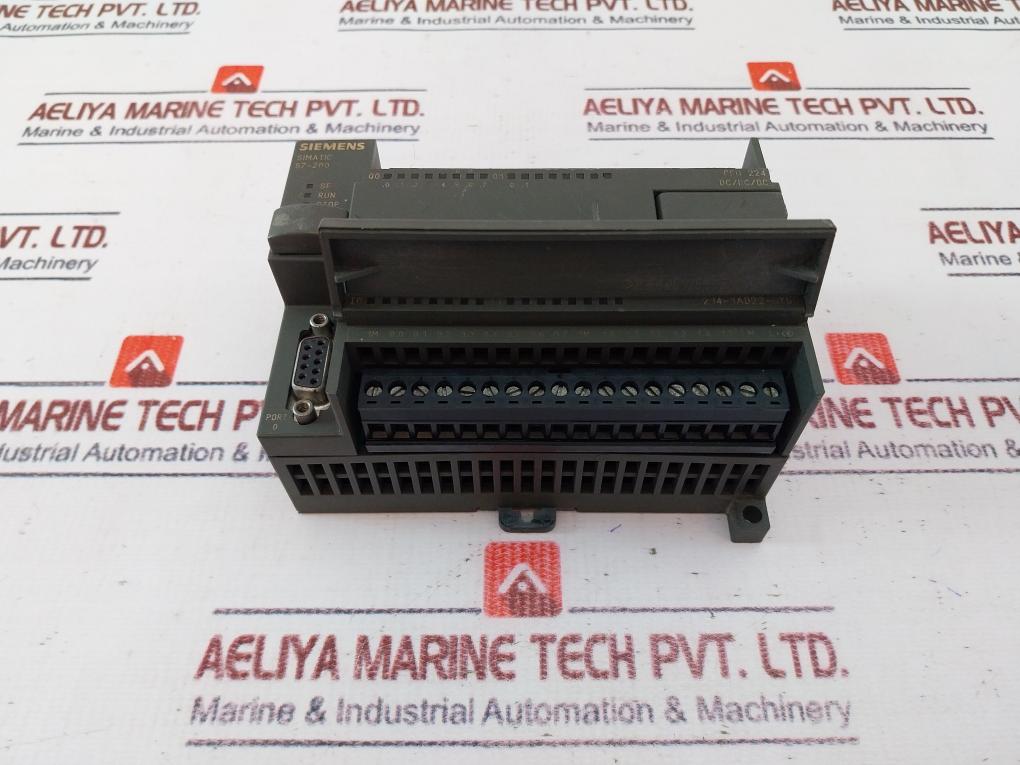 Siemens Simatic 6es7 214-1ad22-0xb0 Compact Unit S7-200 Dc Power Supply 0.75a