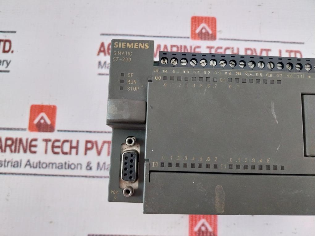 Siemens Simatic 6es7 214-1ad22-0xb0 Compact Unit S7-200 Dc Power Supply 0.75a