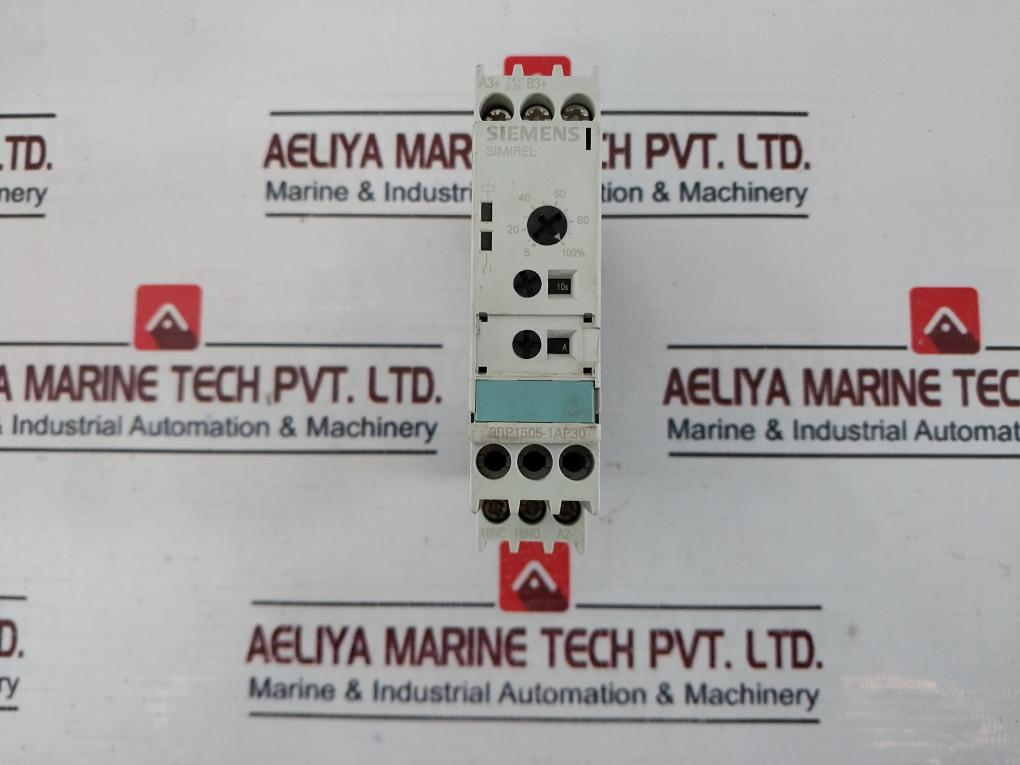 Siemens Simirel 3Rp1505-1Ap30 Time Relay 24V Ac/Dc