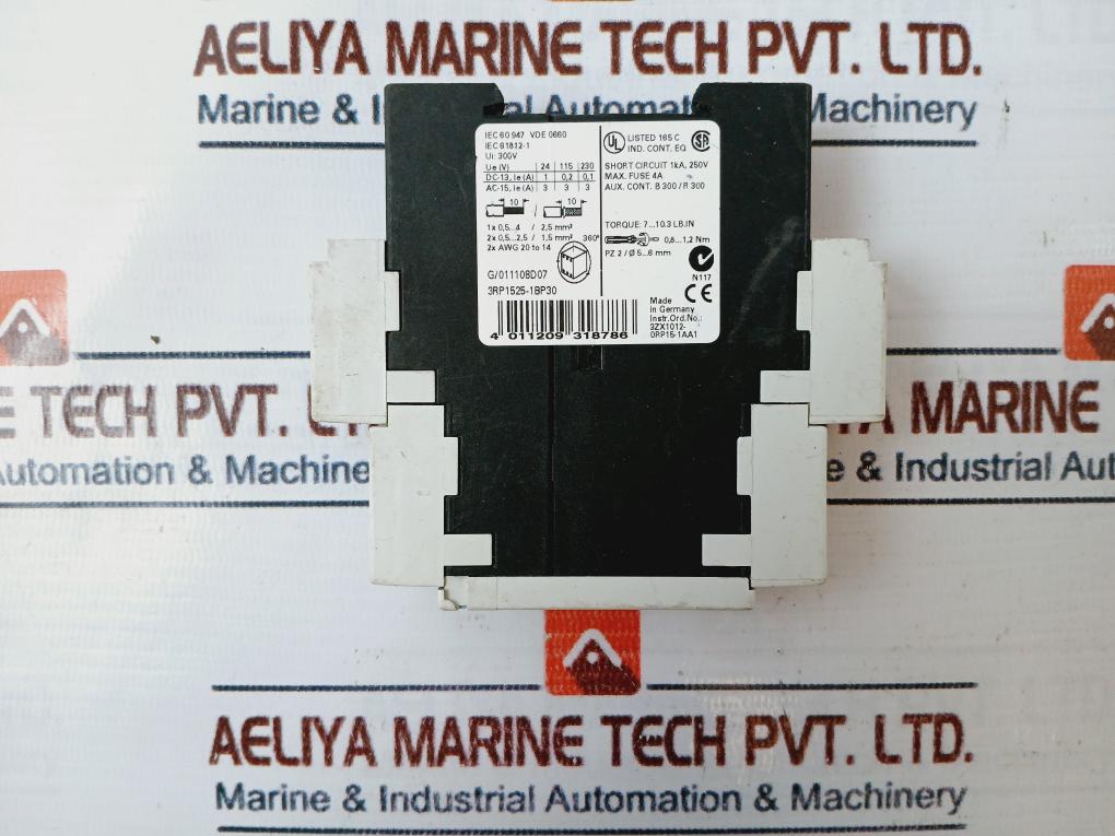 Siemens Simirel 3Rp1525-1Bp30 Time Delay Relay