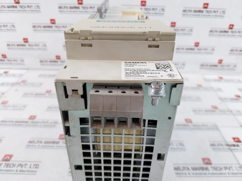 Siemens Simodrive 611 6Sn1145-1Aa01-0Aa2 Power Supply Module 10/25Kw